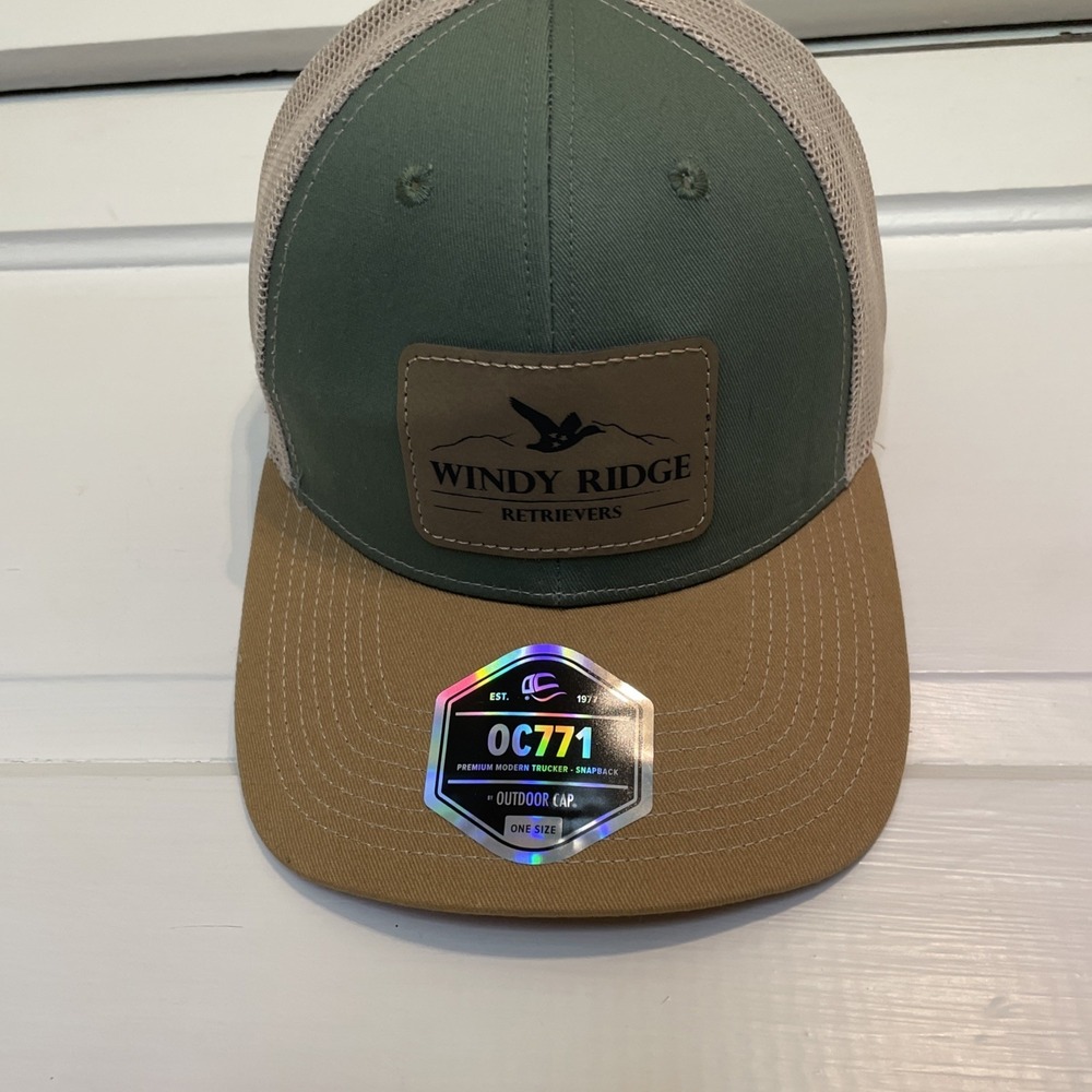 NWT Outdoor Cap OC771 Snapback‎ Trucker Natural Earth Core Neutral Green Tan